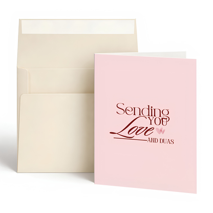 Sending You Love and Du’as Islamic Greeting Card
