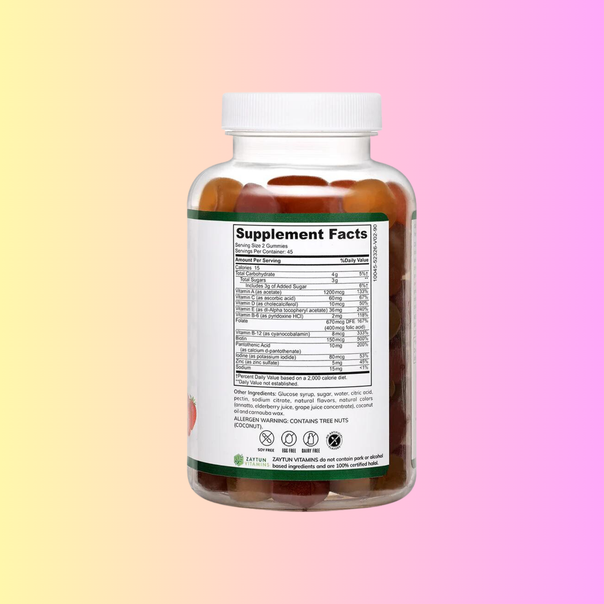 Halal Adult Multivitamin Gummies