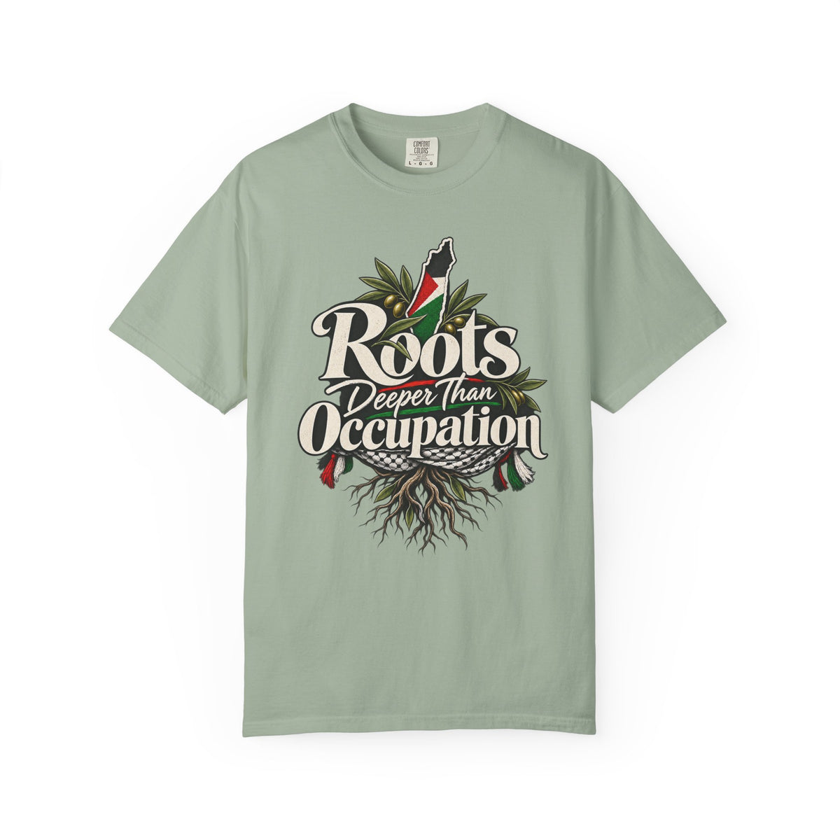 T-Shirt — "Roots Deeper Than Occupation" Heritage Graphic Tee