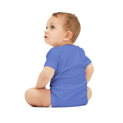 Infant One-Piece Bodysuit with Red Heart — Cute Baby Valentine or Everyday Gift