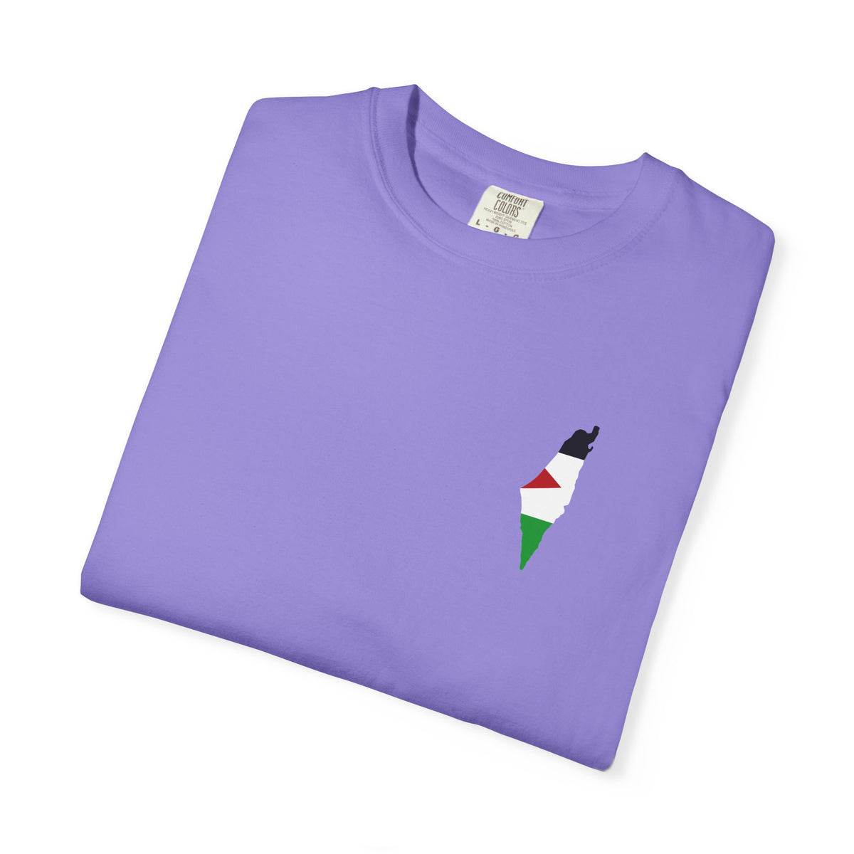 Palestine Map T-Shirt — Minimal Solidarity Tee