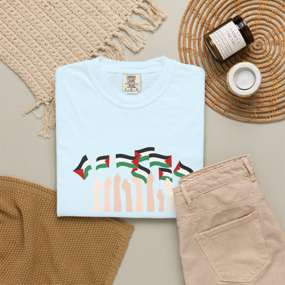 Palestine Flags T-Shirt — Minimal Graphic Tee