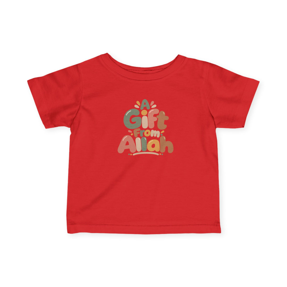 Infant Tee — "A Gift From Allah" Cute Islamic Baby Shirt