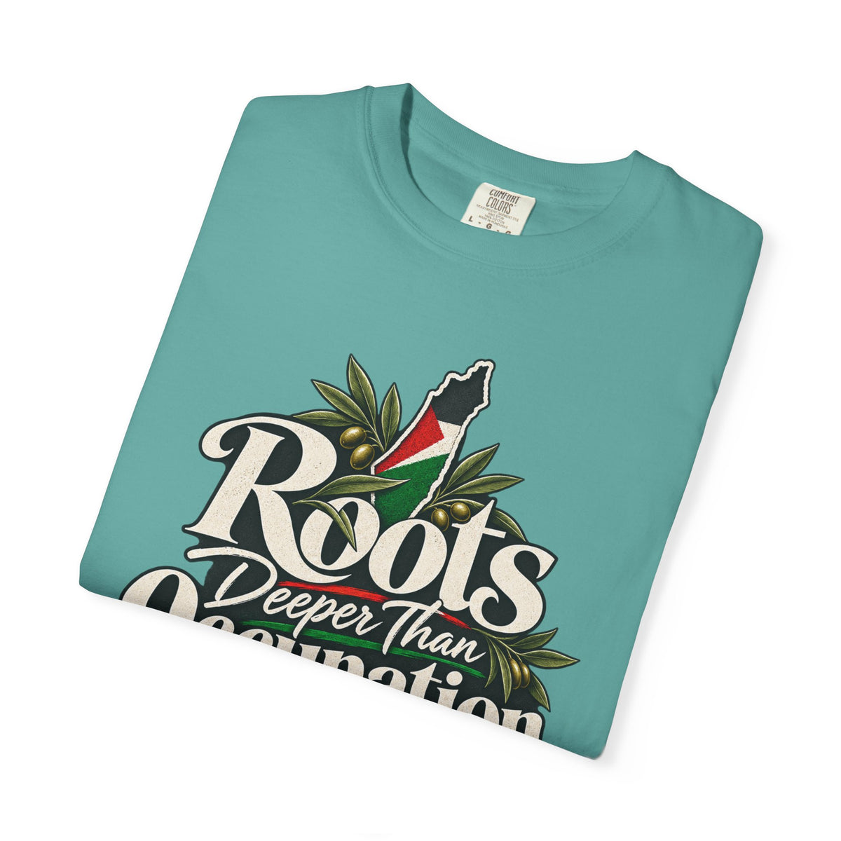 T-Shirt — "Roots Deeper Than Occupation" Heritage Graphic Tee