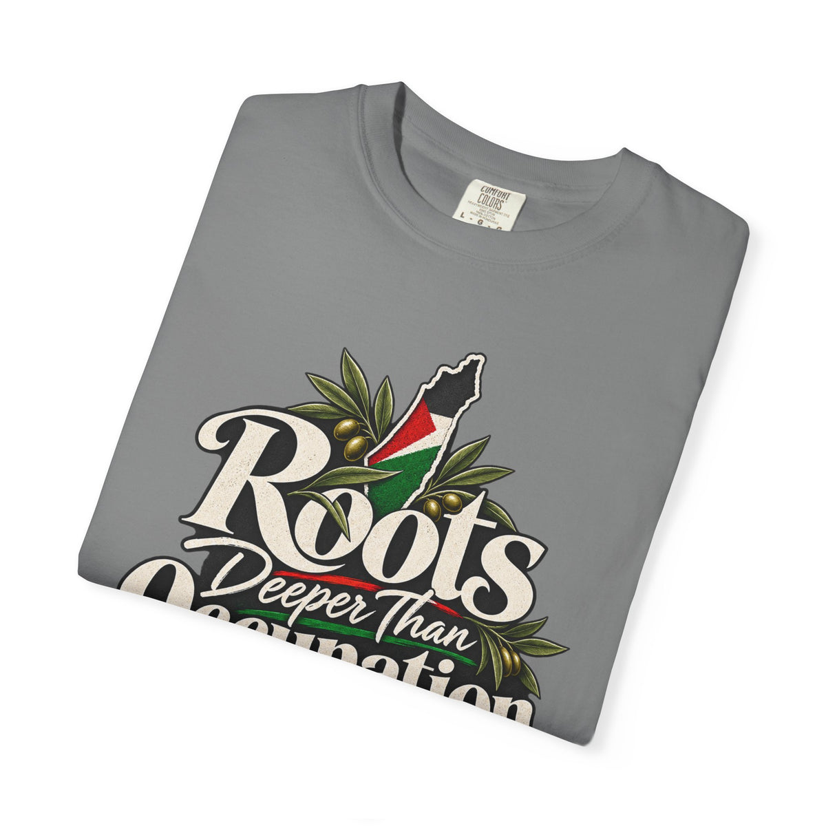 T-Shirt — "Roots Deeper Than Occupation" Heritage Graphic Tee