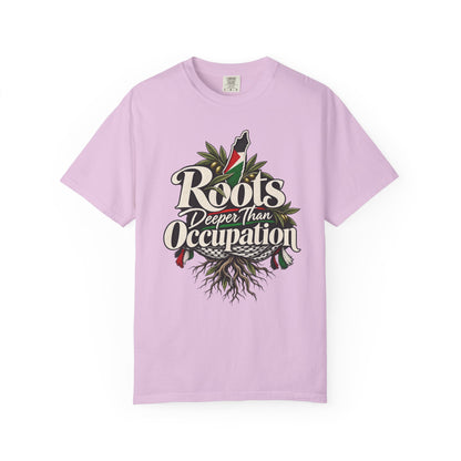 T-Shirt — "Roots Deeper Than Occupation" Heritage Graphic Tee