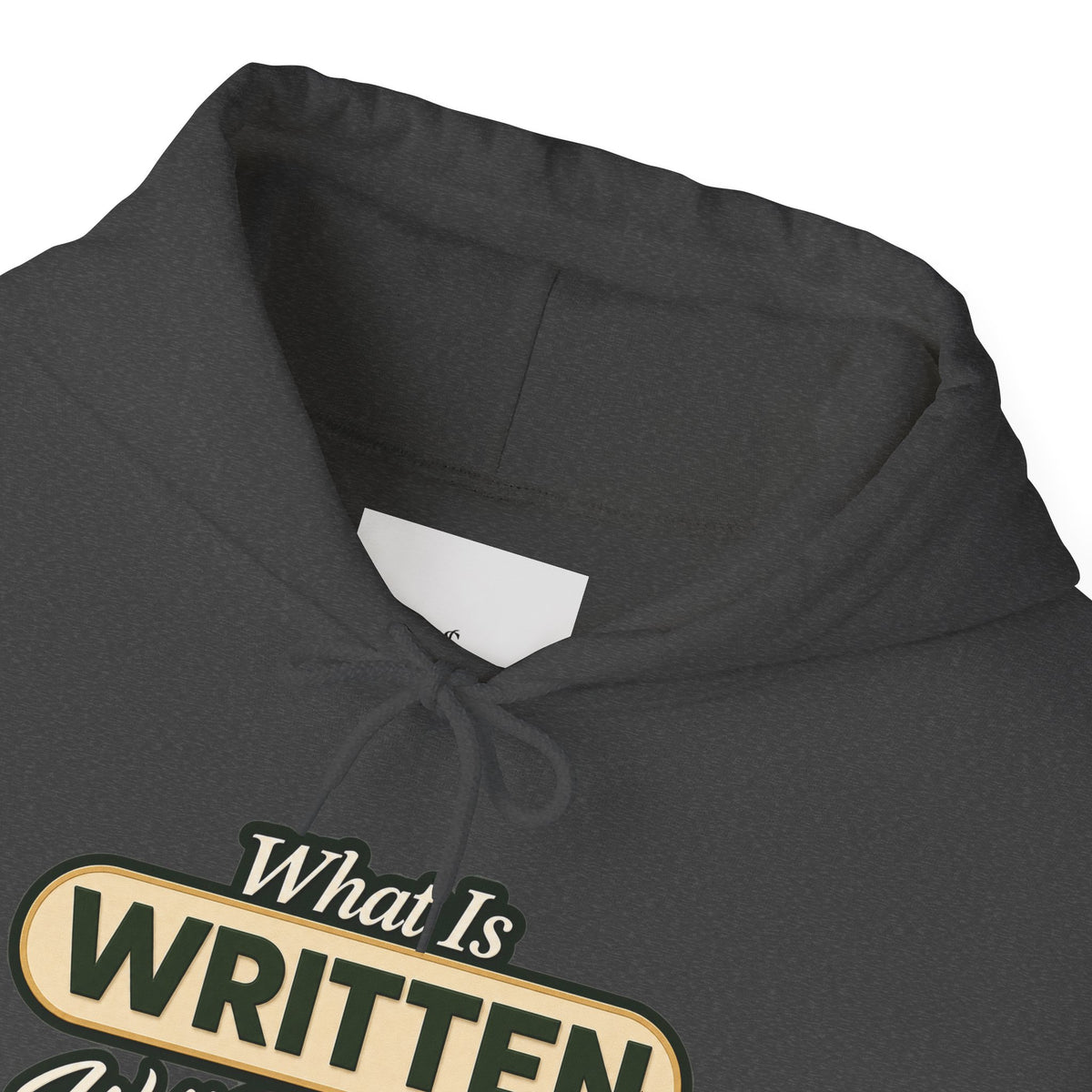 Inspirational "What Is Written Will Reach You" Hoodie — Religious Motivational Pullover
