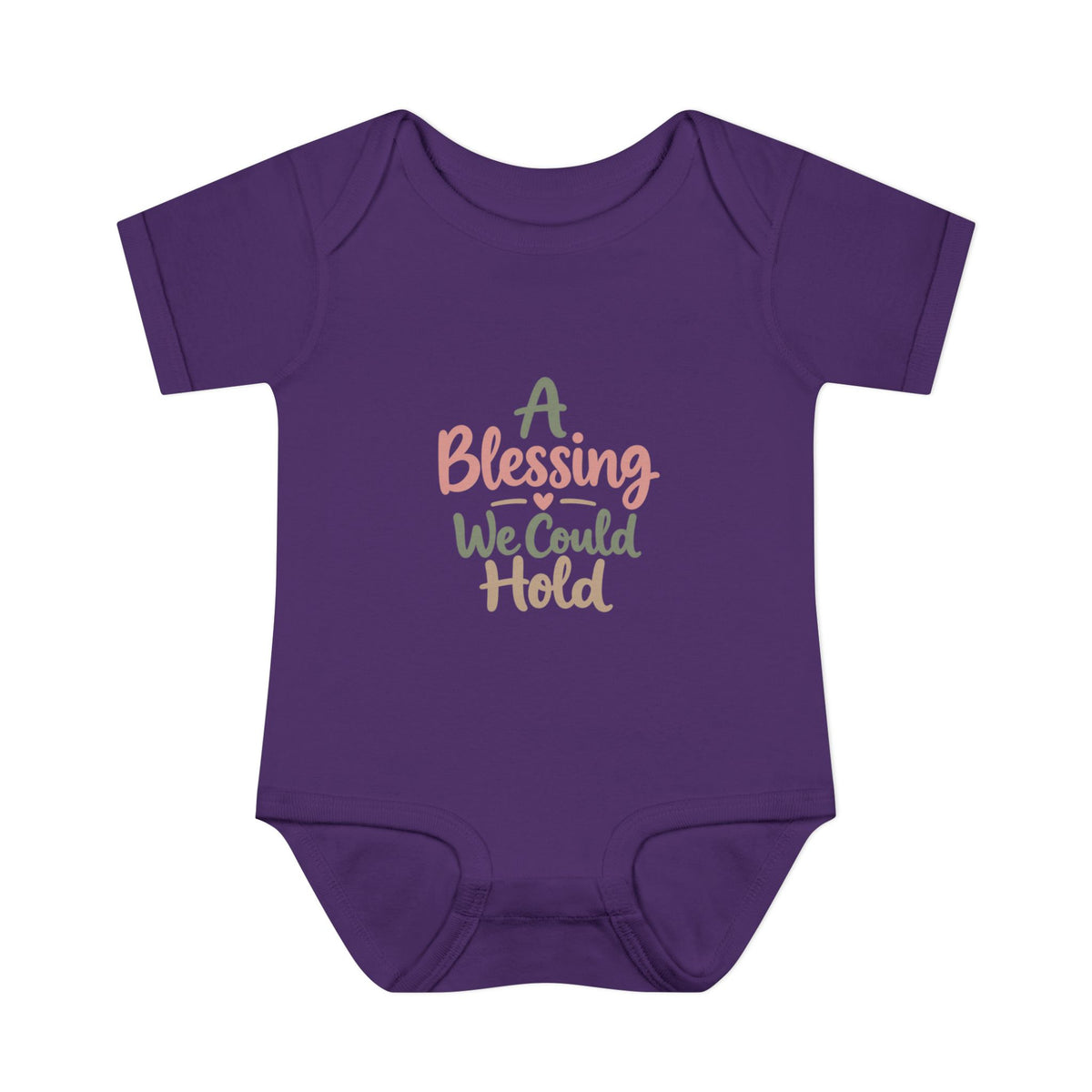 Infant Bodysuit — "A Blessing We Could Hold" Baby Onesie (Newborn Gift)