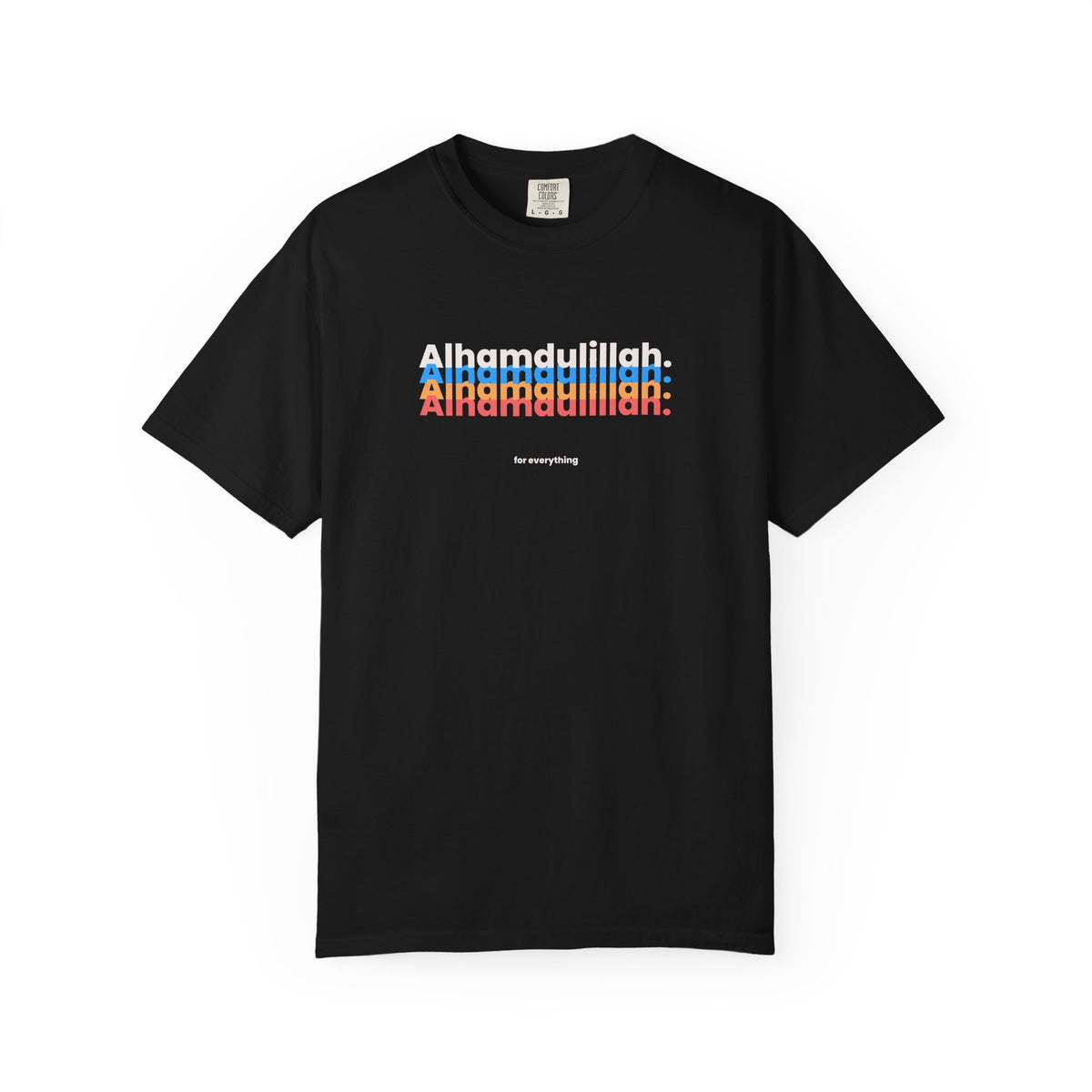 Alhamdulillah Repeat Script T-Shirt — Faith-Inspired Casual Tee