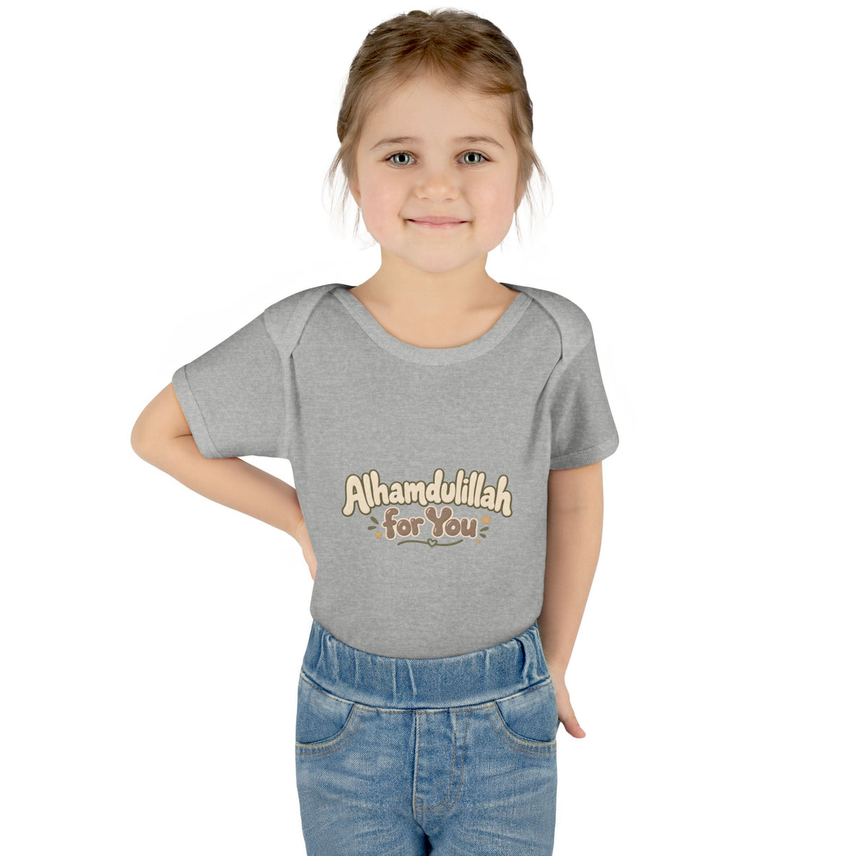 “Alhamdulillah for You” Baby Bodysuit — Newborn Islamic Celebration Onesie
