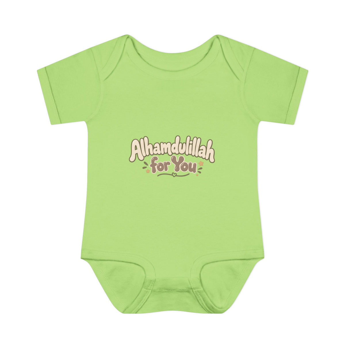 “Alhamdulillah for You” Baby Bodysuit — Newborn Islamic Celebration Onesie