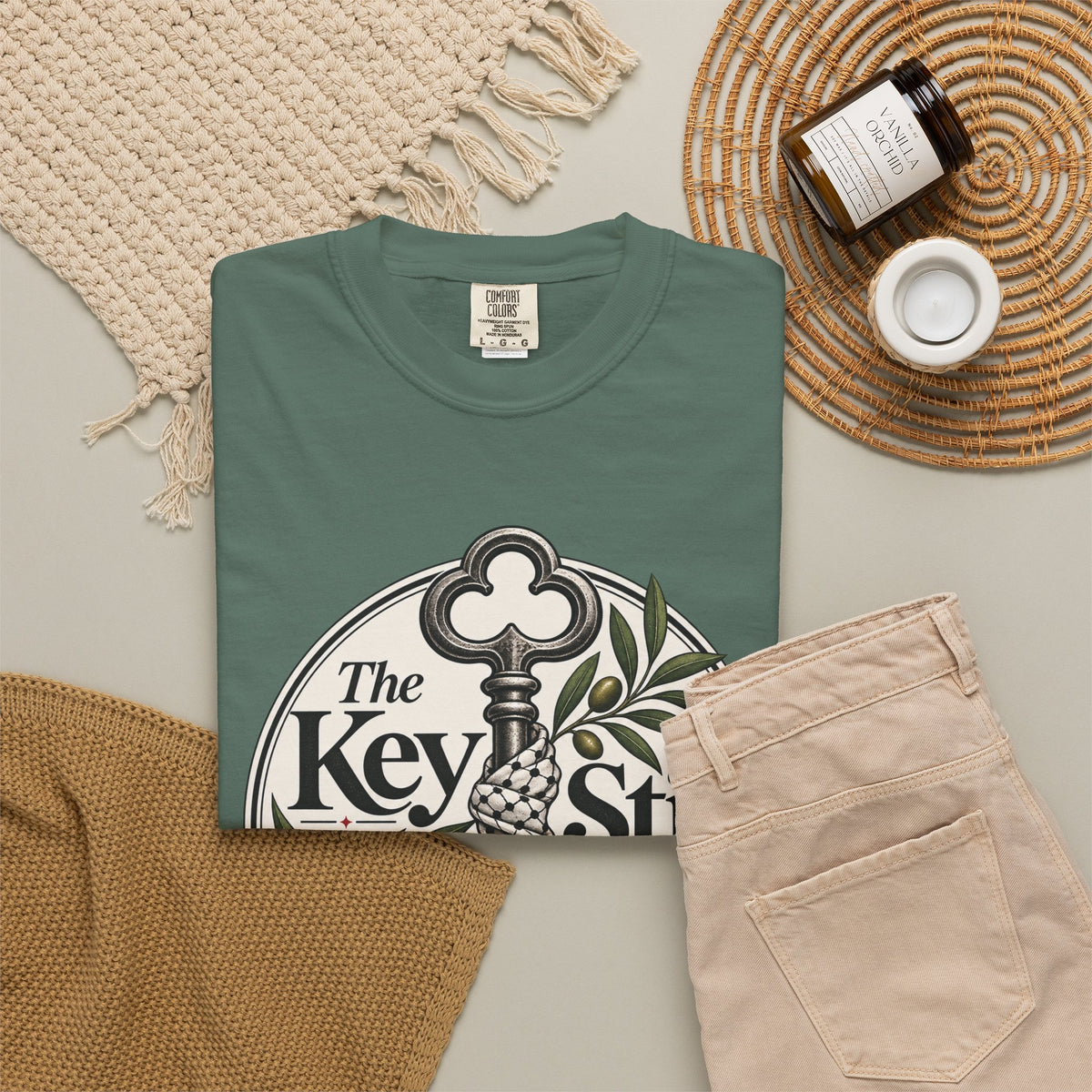 Key Still Fits T-Shirt — Vintage Skeleton Key Graphic Tee