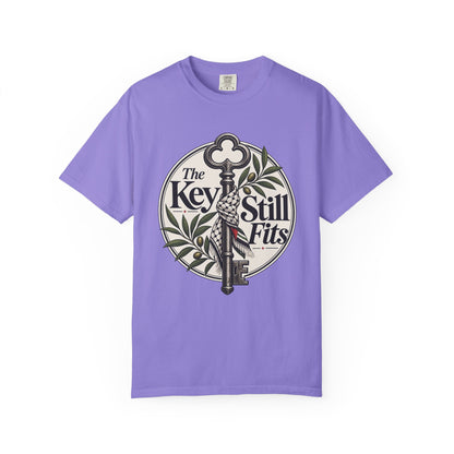 Key Still Fits T-Shirt — Vintage Skeleton Key Graphic Tee