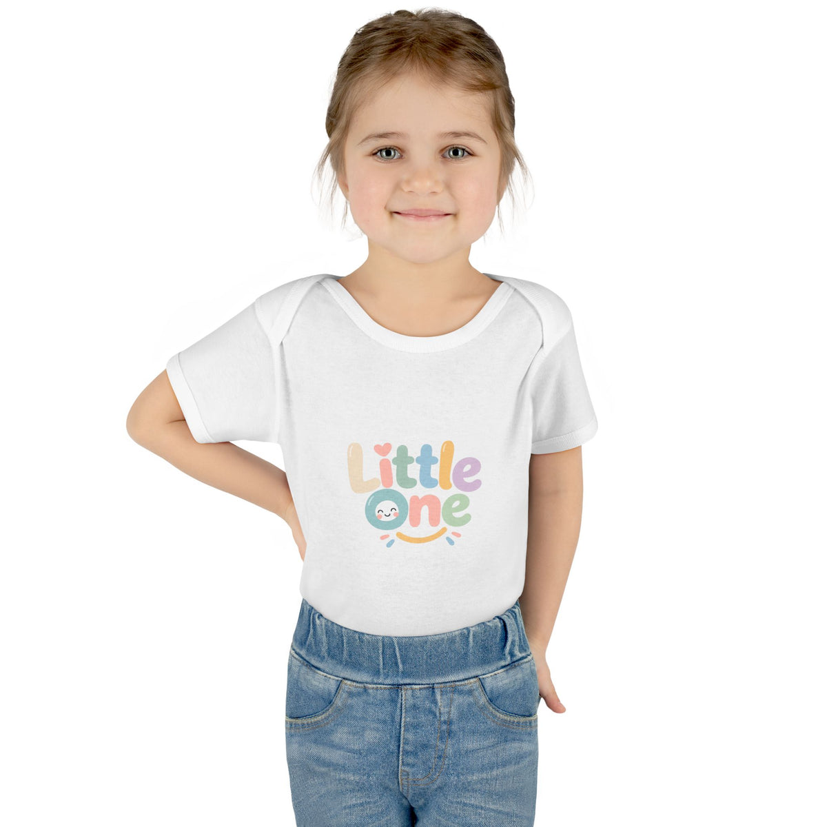 Little One Infant Bodysuit – Pastel Baby Shower Gift