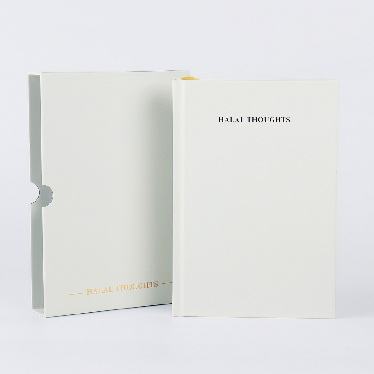 Halal Thoughts Islamic Notebook Journal |Muslim Notebook |Muslim Journal | Islamic Journal | Islamic gift | Muslim gift | Aesthetic Modern Hardcover College Ruled Note Book With 300 Lined Pages - Perfect For Writing And Staying Organized | A5 5.8” x 8.5”