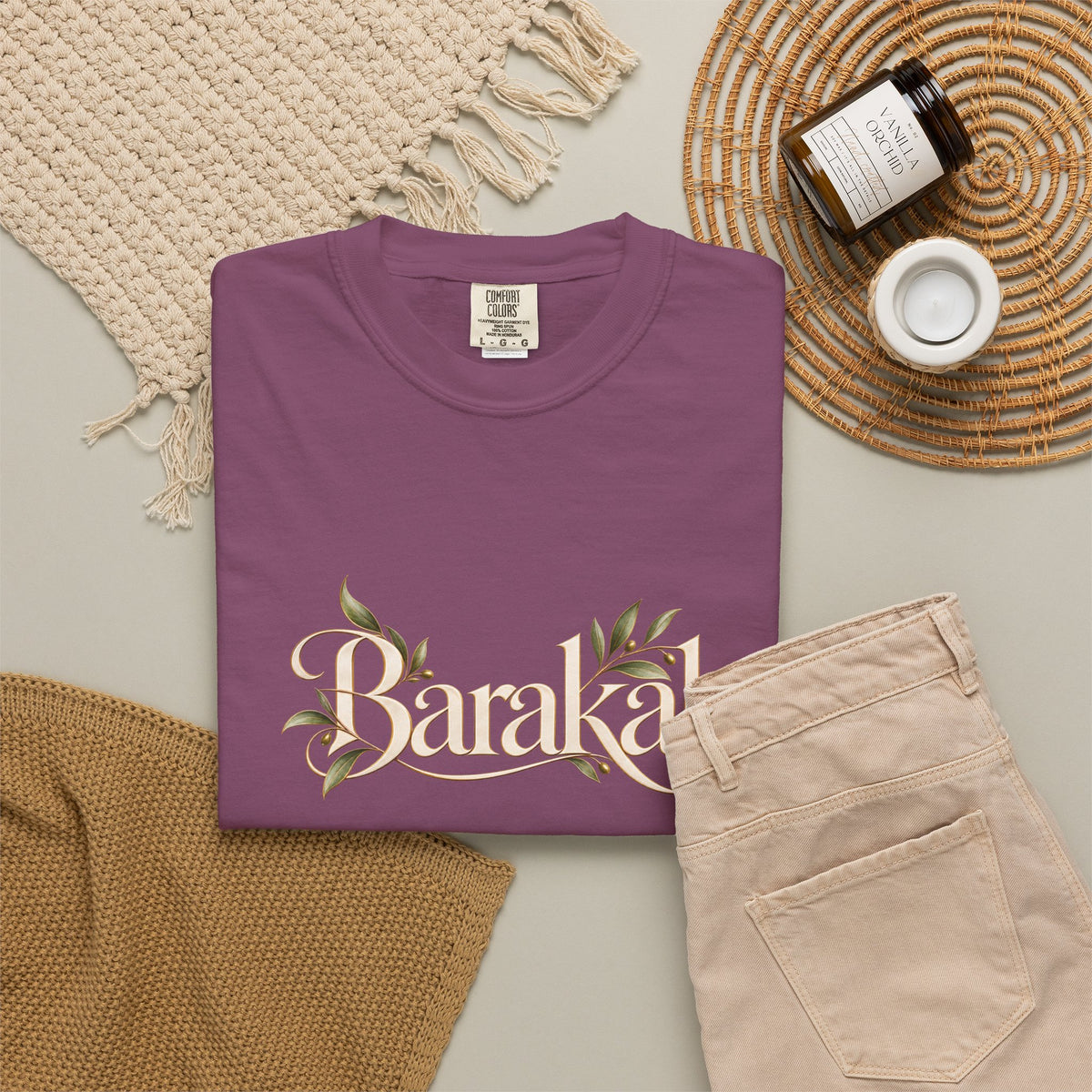 Barakah Floral Script T-Shirt