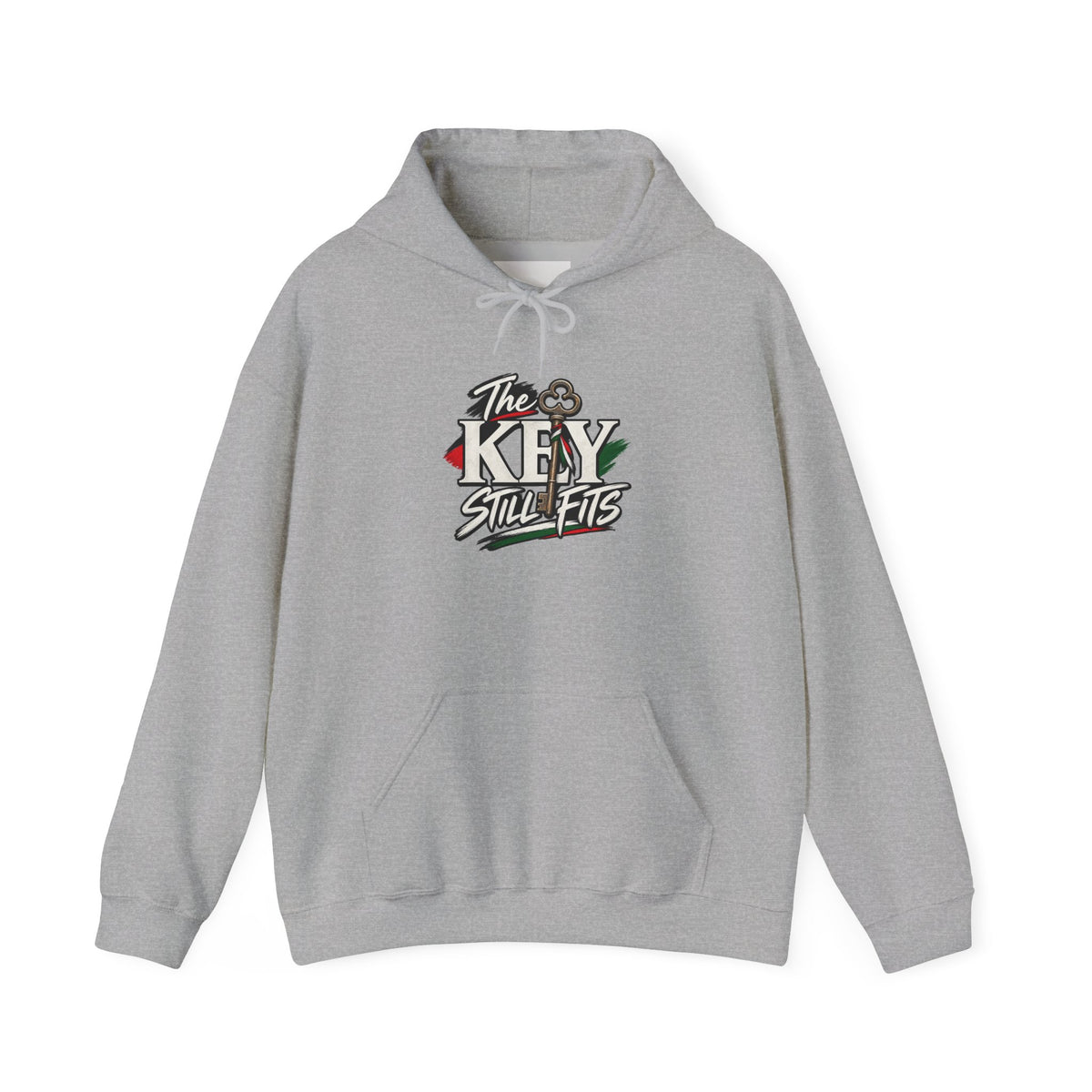 Hoodie — 'The Key Still Fits' Retro Script Logo Pullover