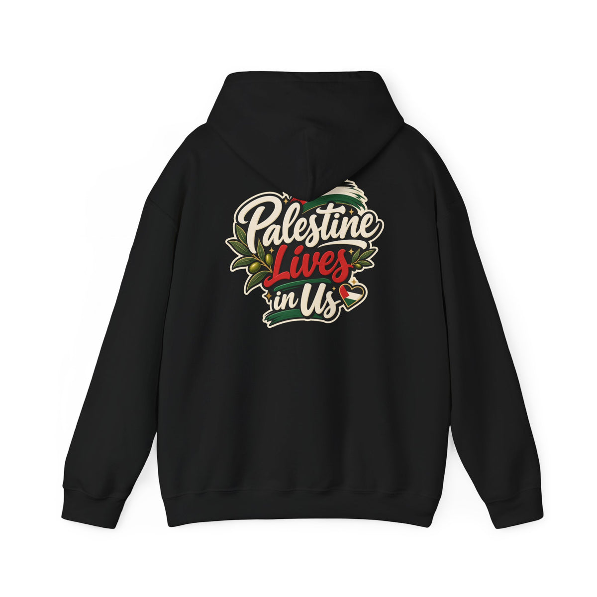 Hoodie — "Palestine Lives in Us" Graphic Hoodie
