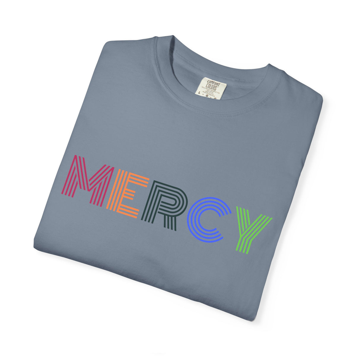 Mercy Multi Color Letters T-Shirt
