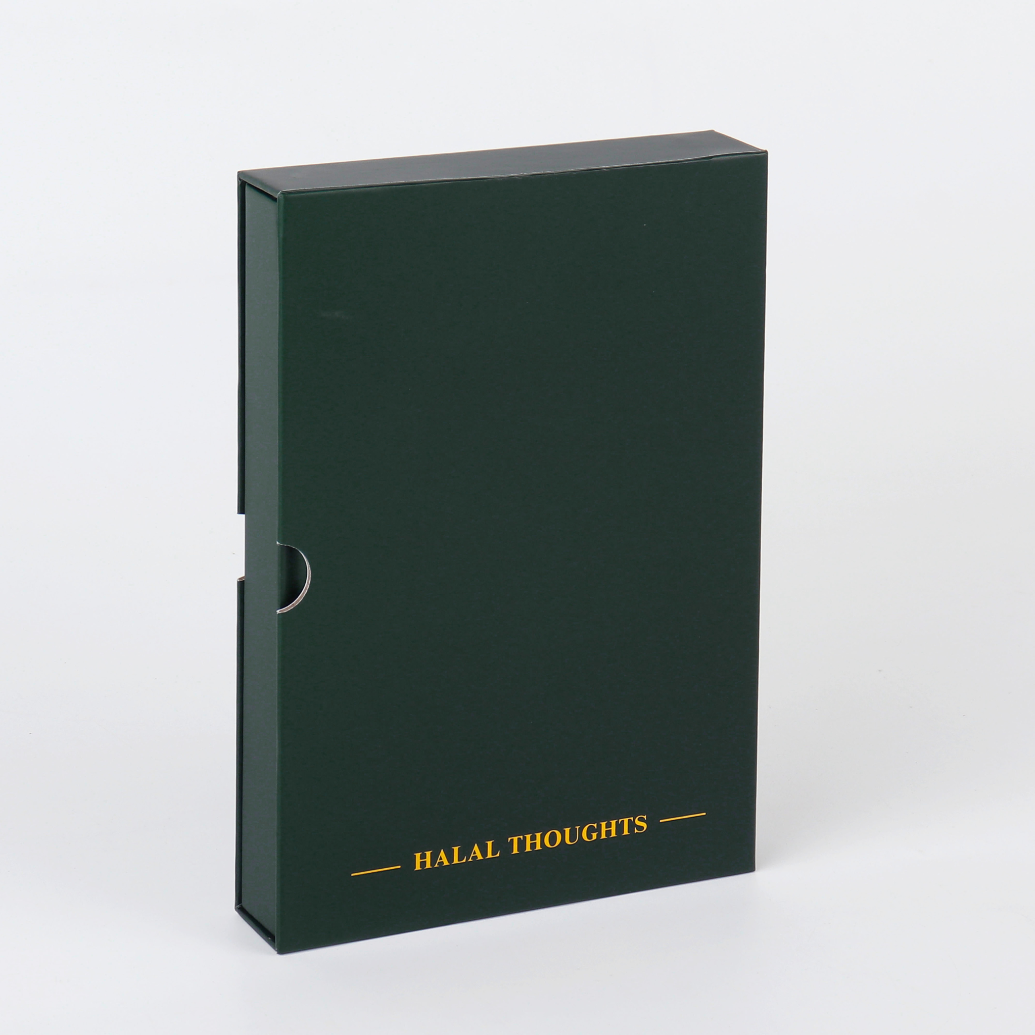 Halal Thoughts Islamic Notebook Journal |Muslim Notebook |Muslim Journal | Islamic Journal | Islamic gift | Muslim gift | Aesthetic Modern Hardcover College Ruled Note Book With 300 Lined Pages - Perfect For Writing And Staying Organized | A5 5.8” x 8.5”