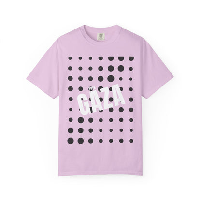 Free Gaza Dot Graphic T-Shirt
