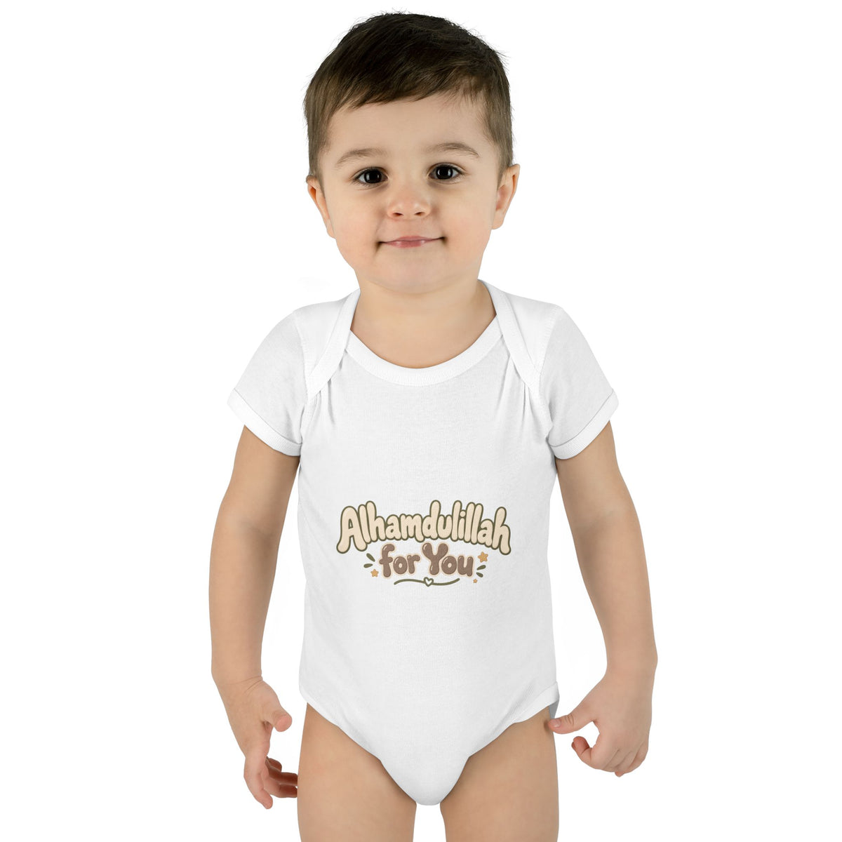 “Alhamdulillah for You” Baby Bodysuit — Newborn Islamic Celebration Onesie