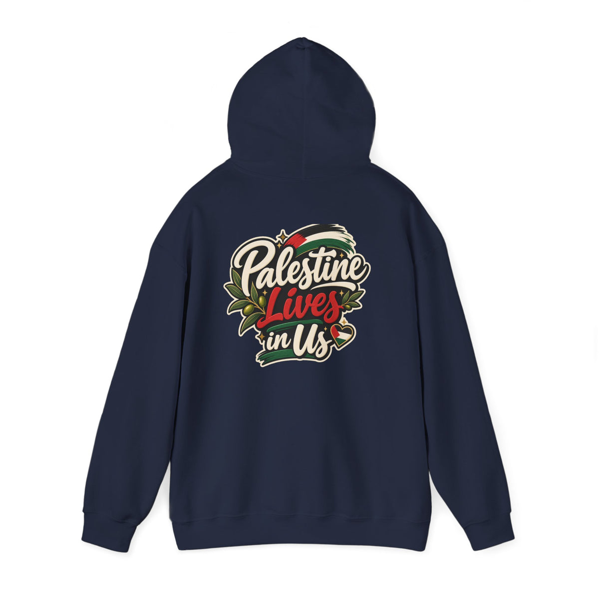 Hoodie — "Palestine Lives in Us" Graphic Hoodie