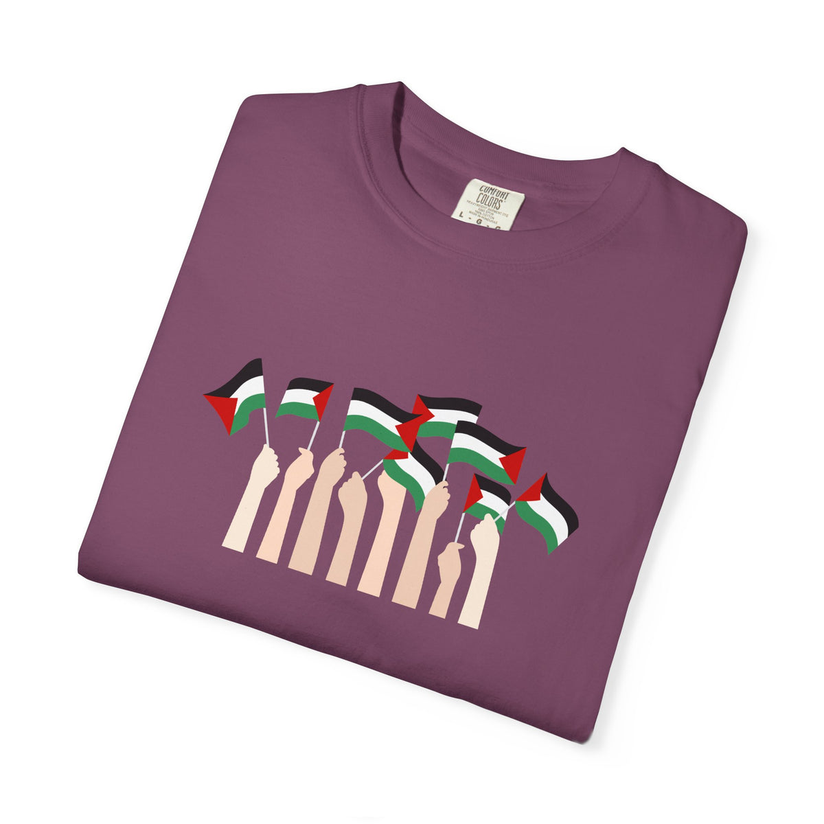 Palestine Flags T-Shirt — Minimal Graphic Tee