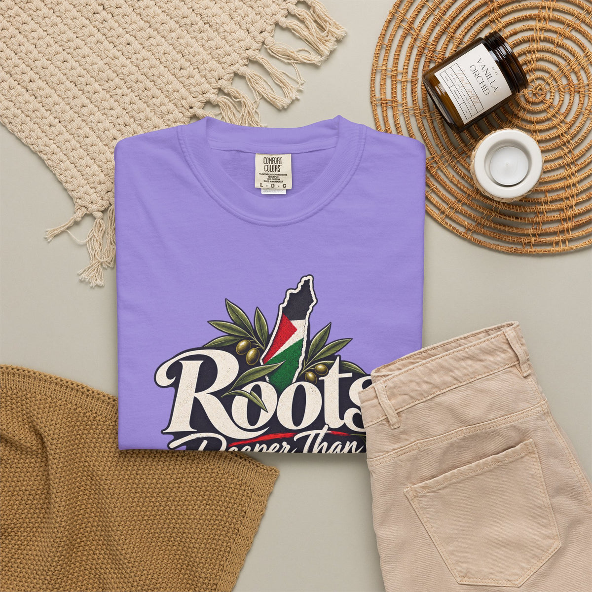T-Shirt — "Roots Deeper Than Occupation" Heritage Graphic Tee