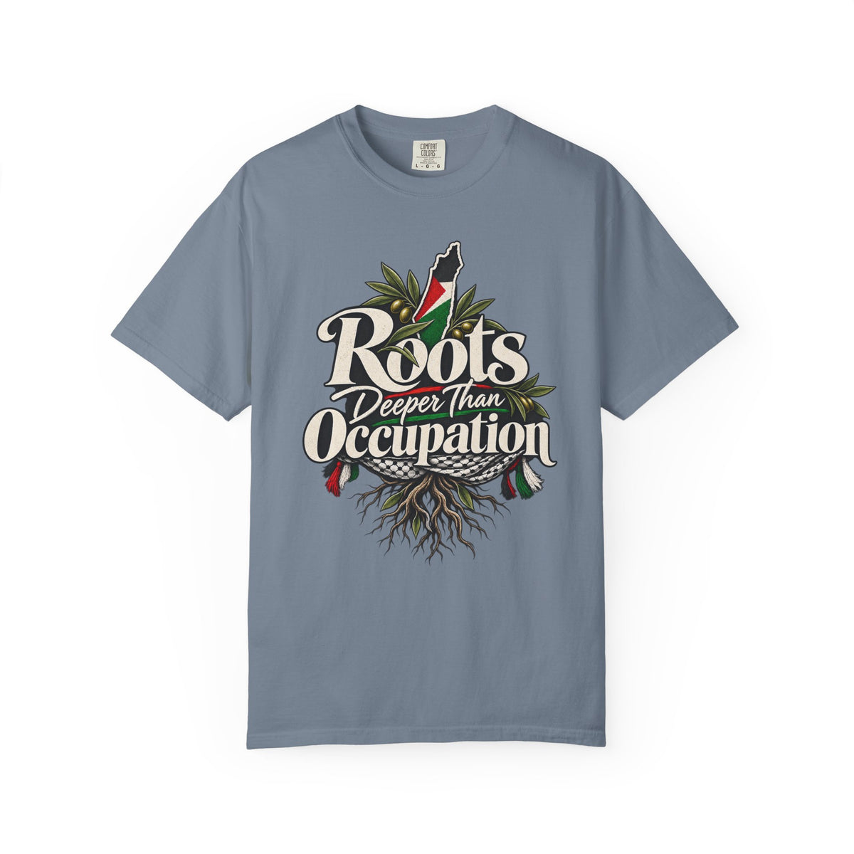 T-Shirt — "Roots Deeper Than Occupation" Heritage Graphic Tee