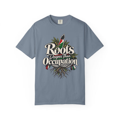 T-Shirt — "Roots Deeper Than Occupation" Heritage Graphic Tee