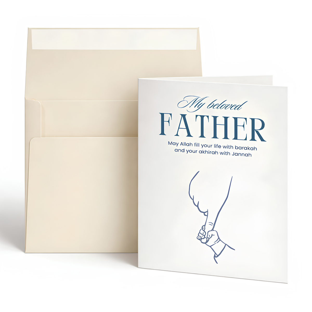 Islamic Father Greeting Card | My Beloved Father Du’a Card