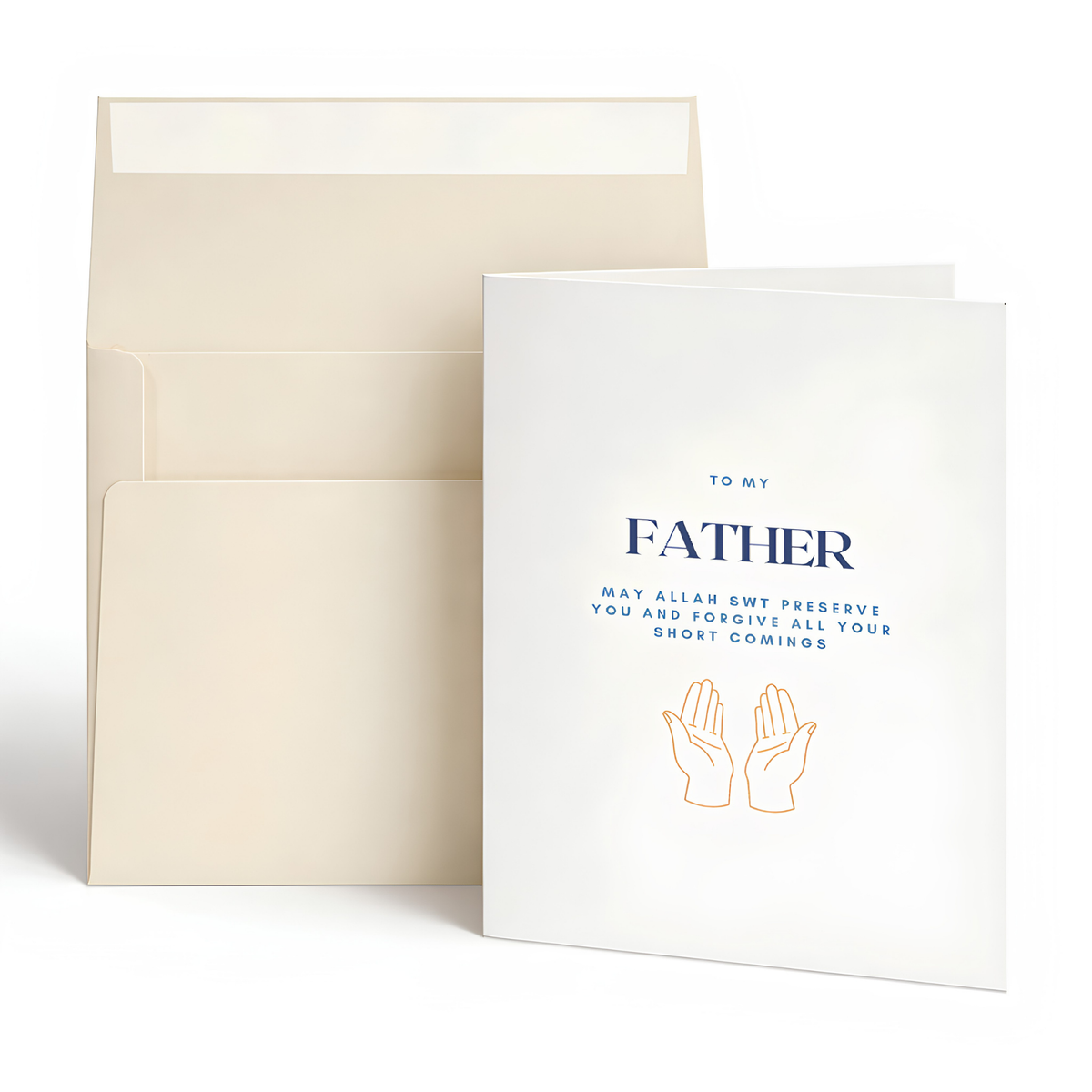 To My Father Islamic Du’a Greeting Card