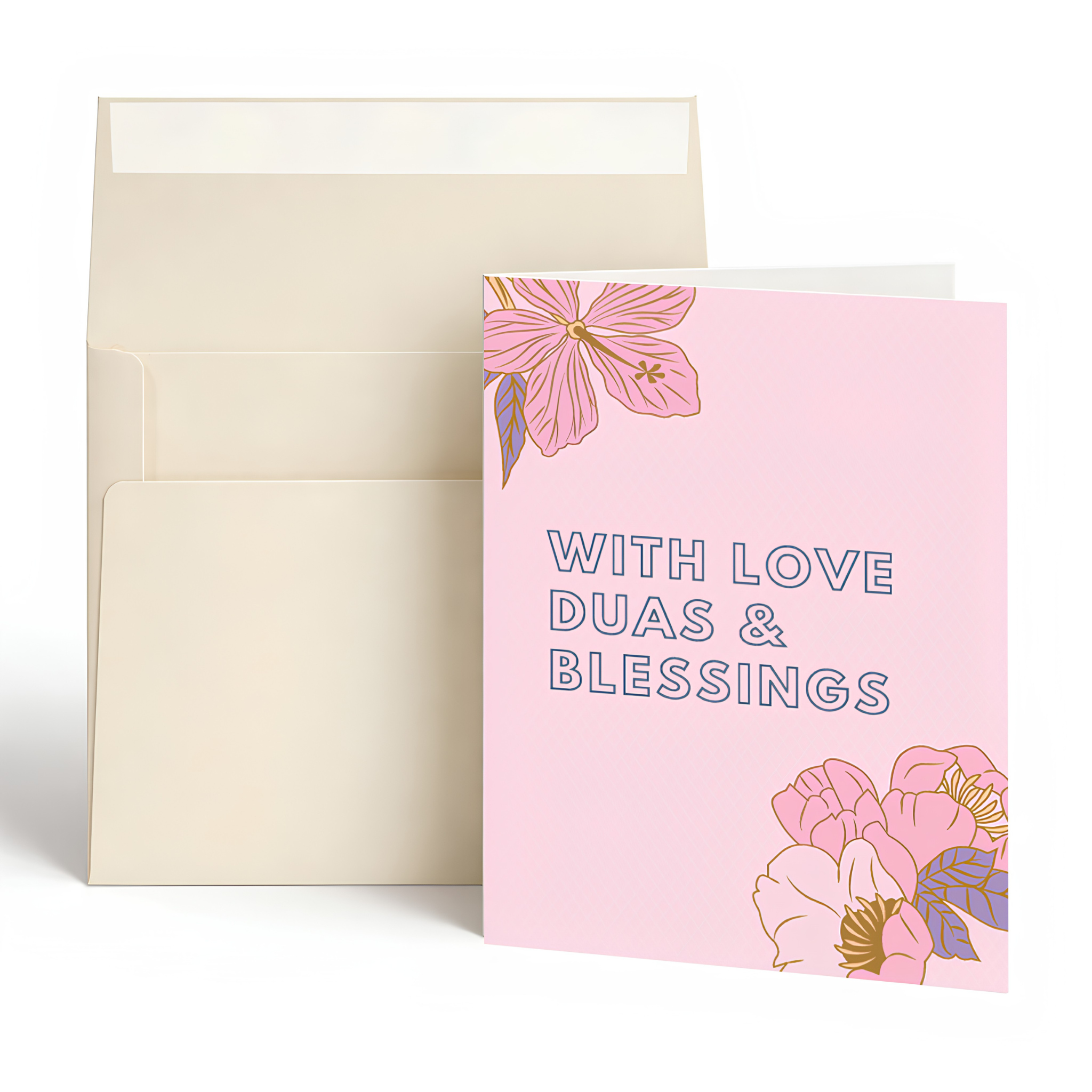 With Love, Du’as and Blessings Islamic Greeting Card