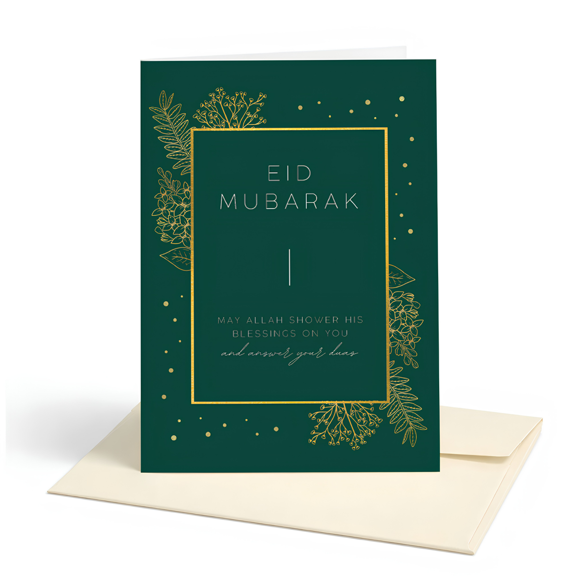 Eid Mubarak Greeting Card | Islamic Eid Du’a Card