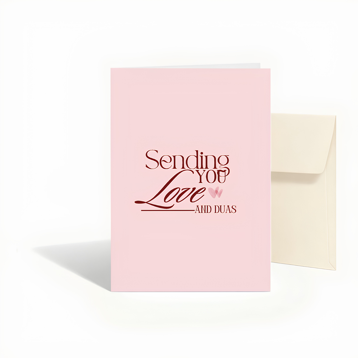 Sending You Love and Du’as Islamic Greeting Card