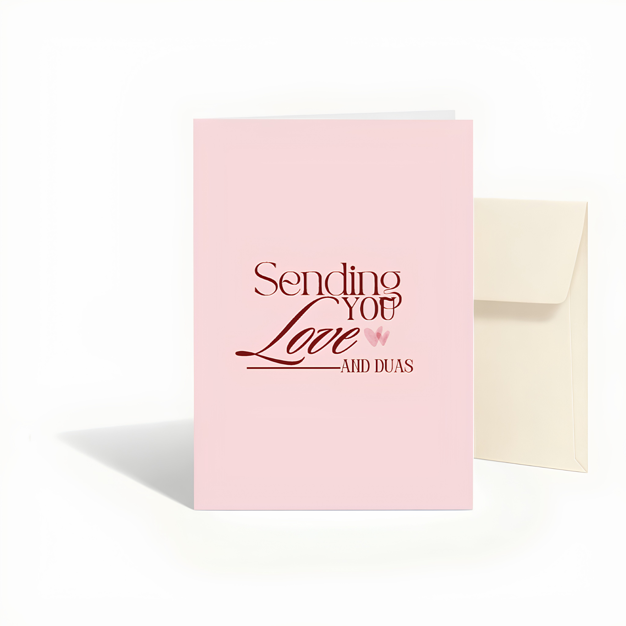 Sending You Love and Du’as Islamic Greeting Card