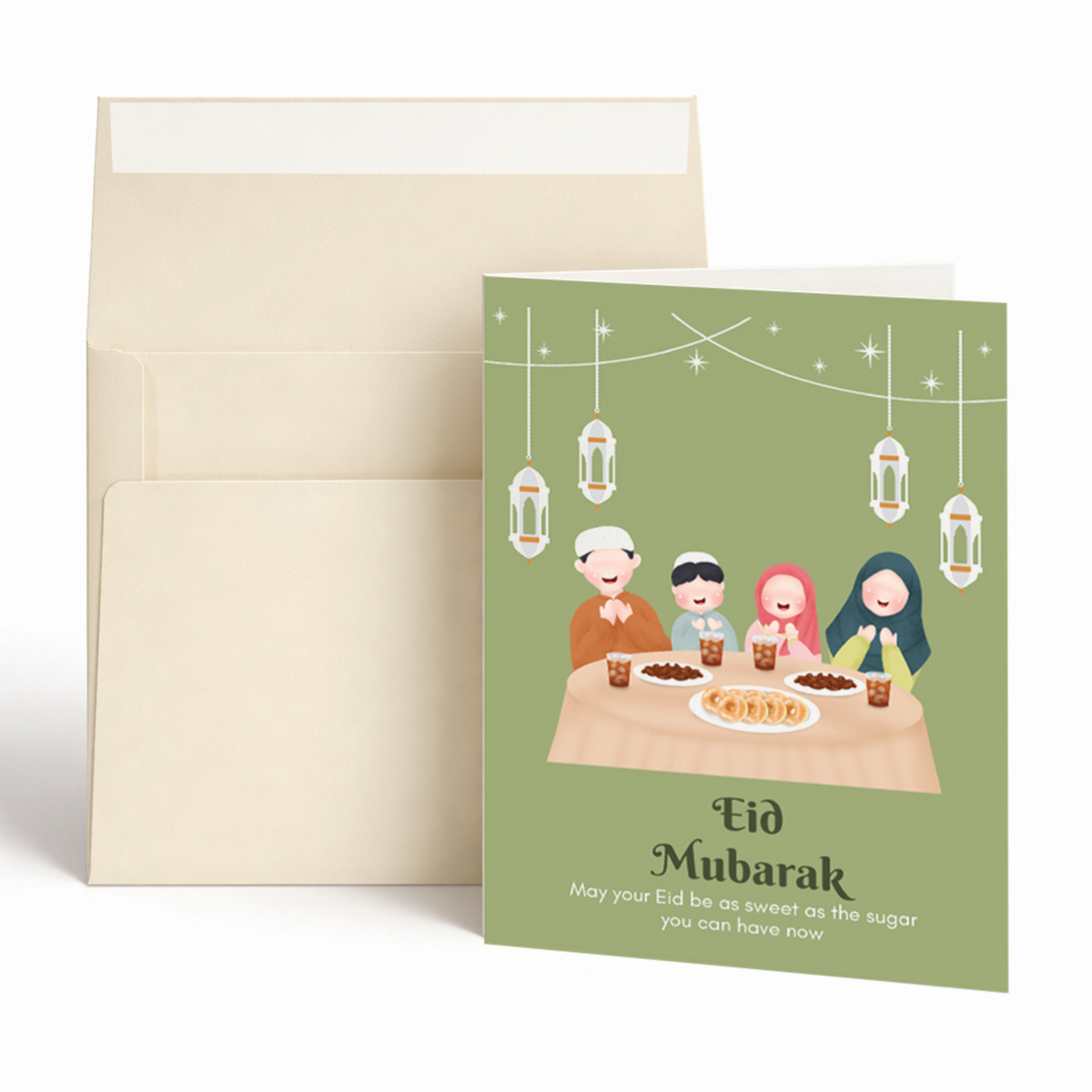 Funny Eid Mubarak Greeting Card