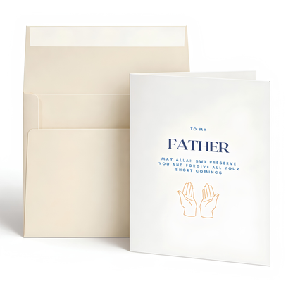 Islamic Father Greeting Card | Du’a Card for Dad