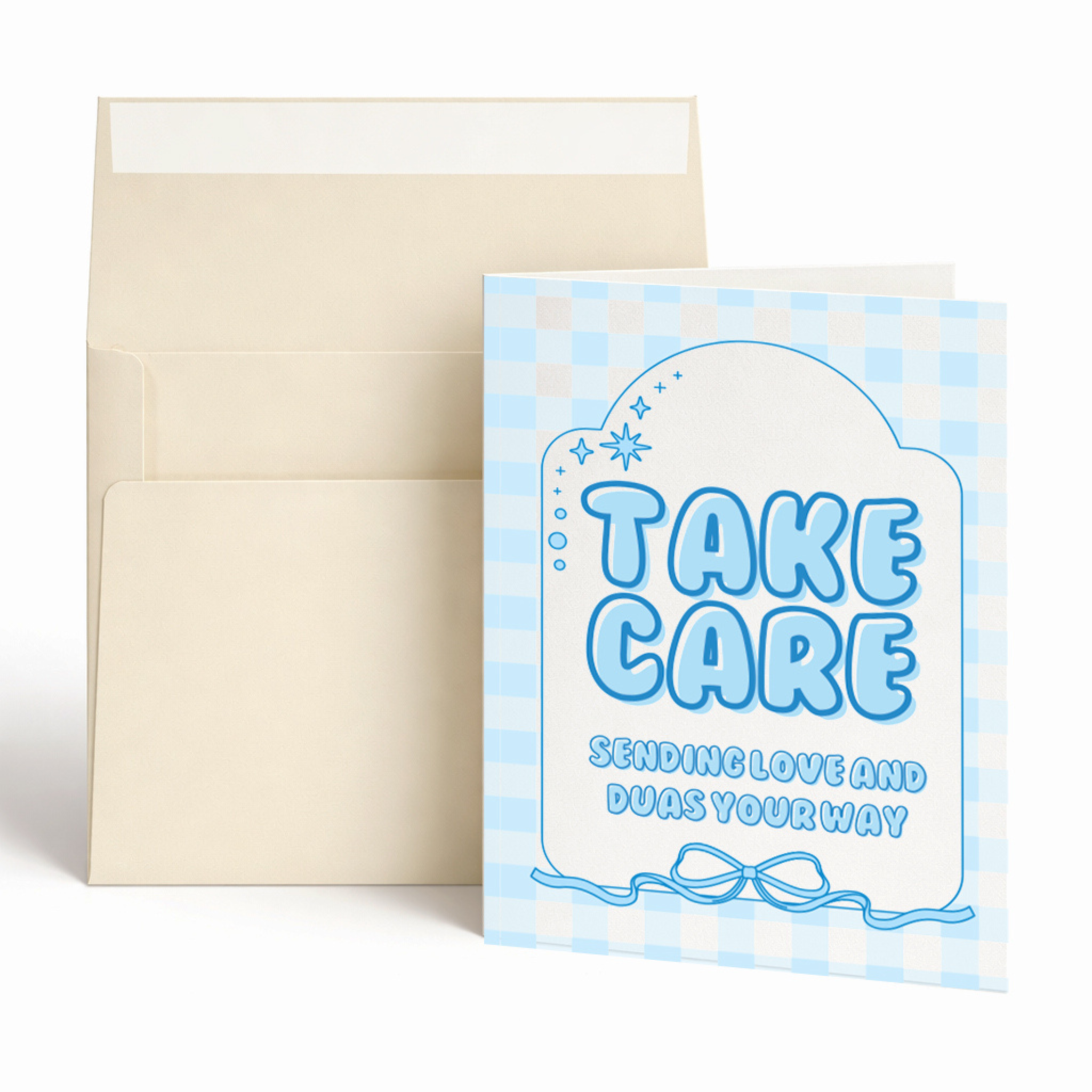 Take Care Sending Love and Du’as Islamic Greeting Card