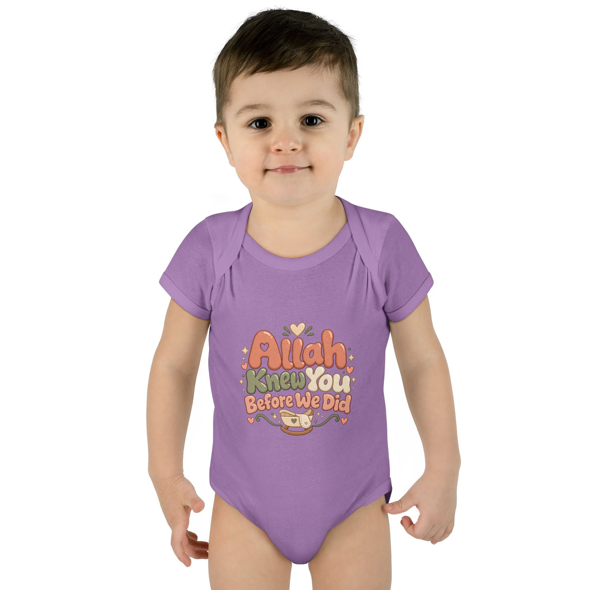 Infant Bodysuit – "Allah Knew You Before We Did" Muslim Baby Onesie