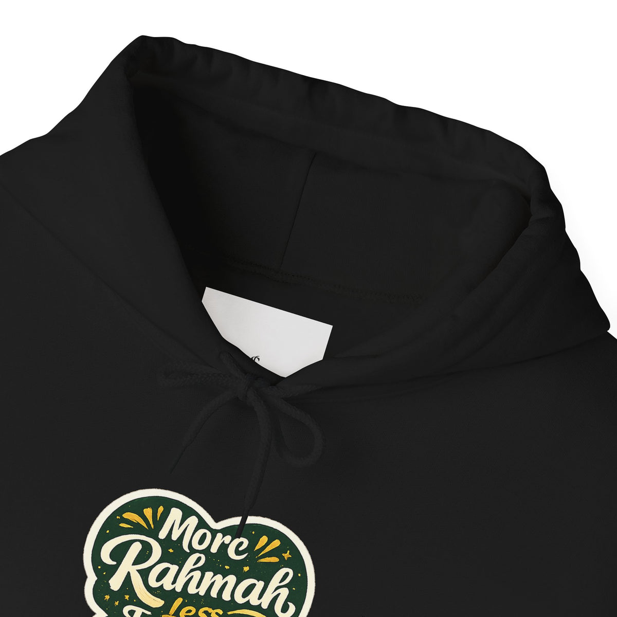 Hoodie — “More Rahmah Less Judgment” Inspirational Islamic Comfort Hoodie