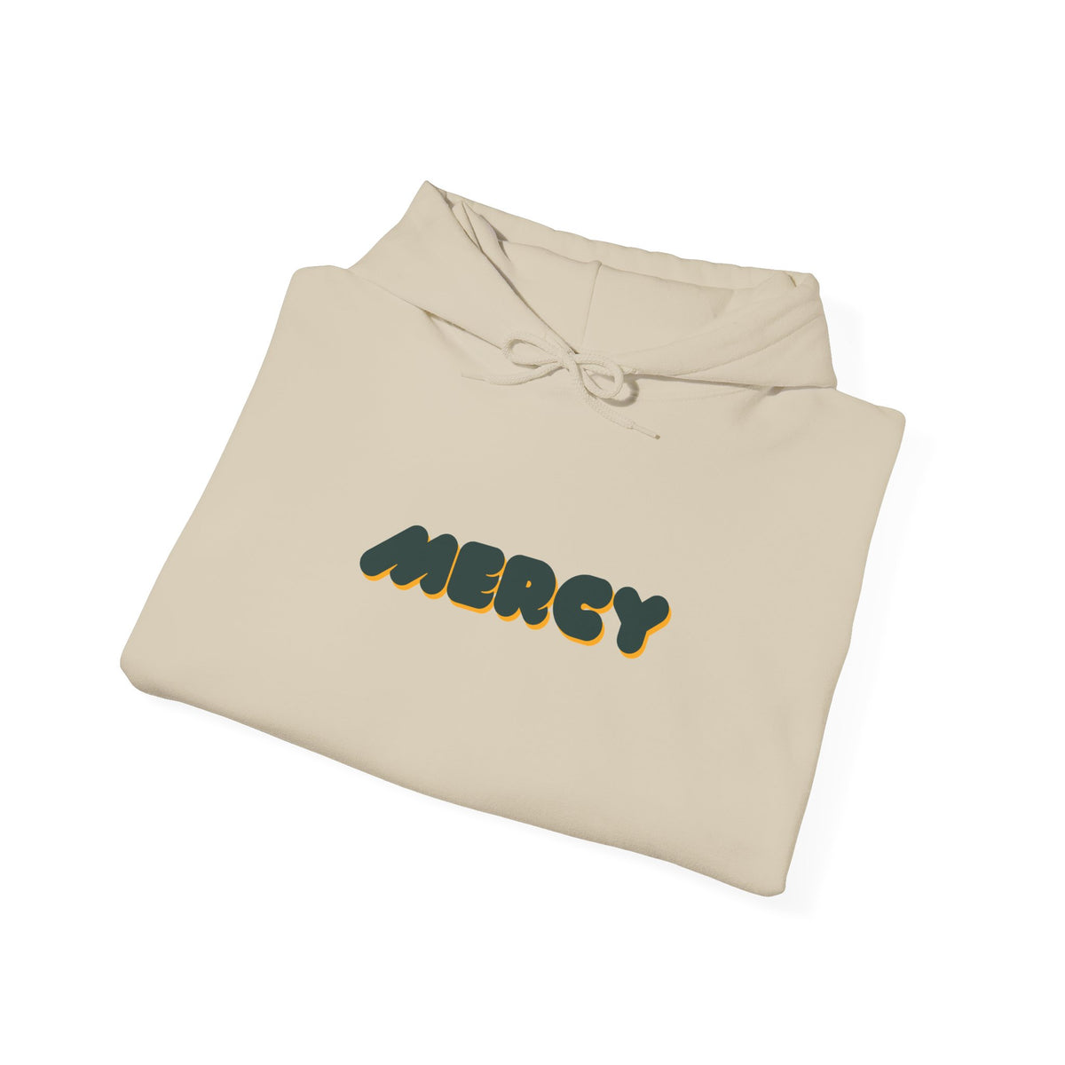 Mercy Retro Bubble Hoodie — Vintage-Inspired Mercy Graphic Sweatshirt