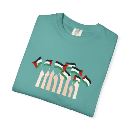 Palestine Flags T-Shirt — Minimal Graphic Tee
