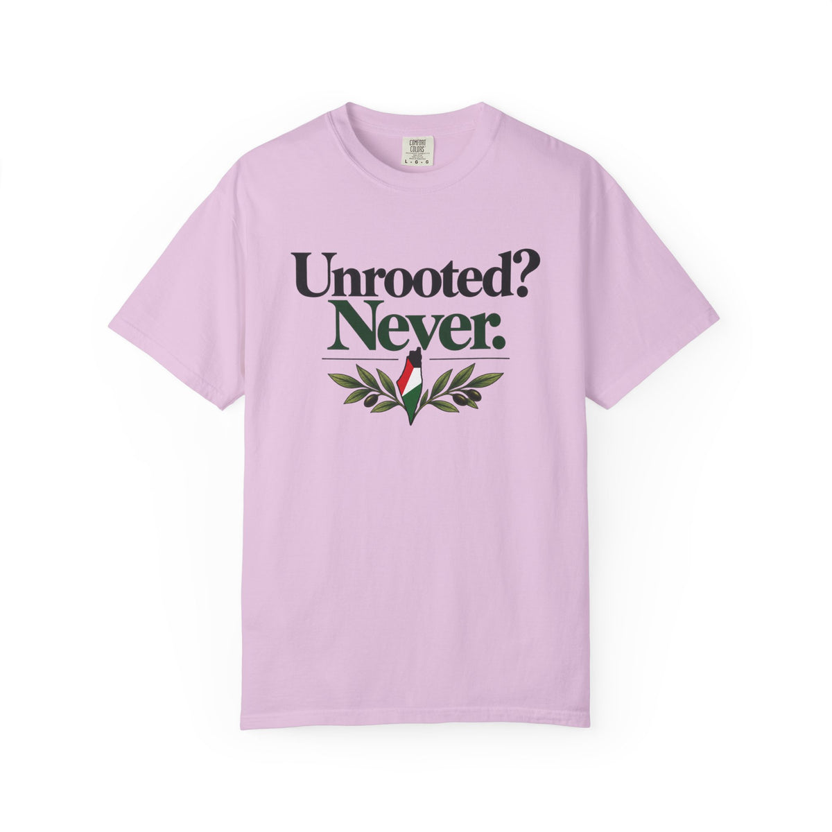Unrooted? Never. T-Shirt — Botanical Resilience Graphic Tee