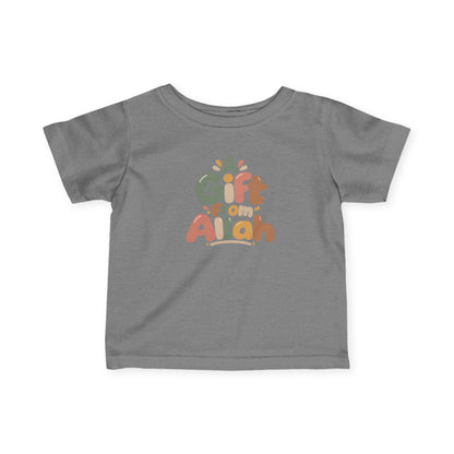 Infant Tee — "A Gift From Allah" Cute Islamic Baby Shirt