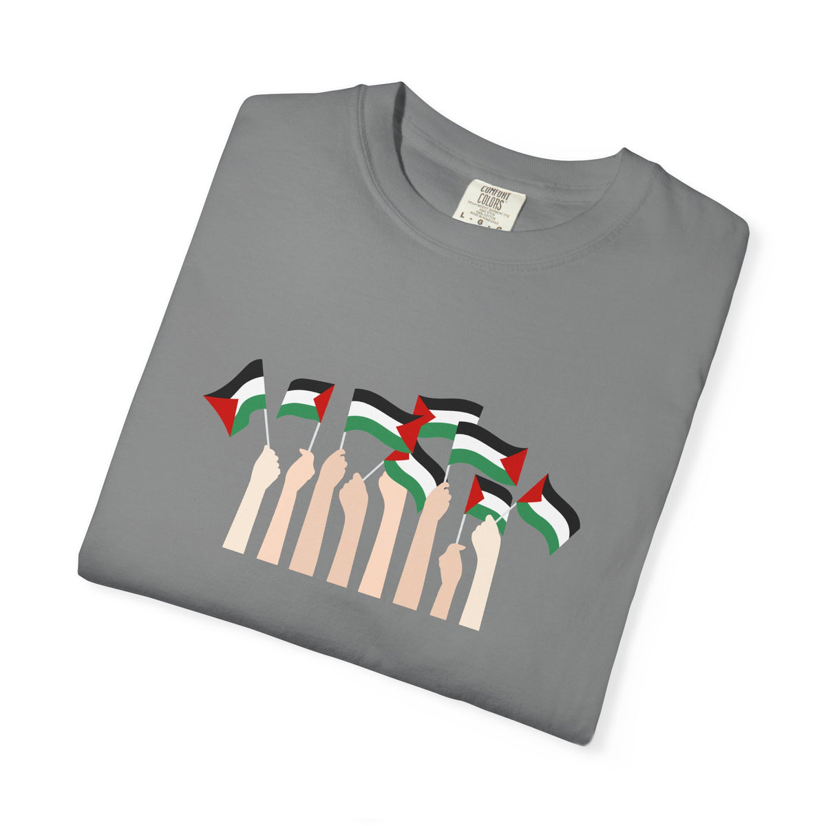 Palestine Flags T-Shirt — Minimal Graphic Tee