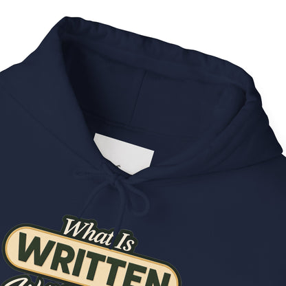 Inspirational "What Is Written Will Reach You" Hoodie — Religious Motivational Pullover