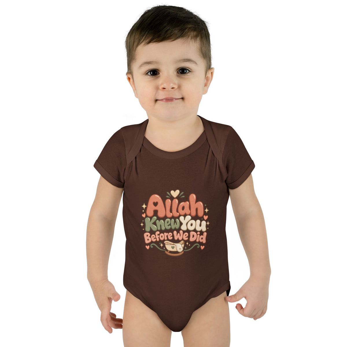 Infant Bodysuit – "Allah Knew You Before We Did" Muslim Baby Onesie