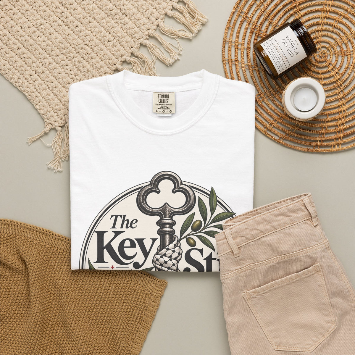Key Still Fits T-Shirt — Vintage Skeleton Key Graphic Tee